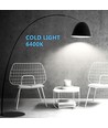 Aigostar LED B5 T3 3U 9W, E27 sokkel - 6400K, Sett med 5 stk