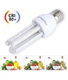 Aigostar LED B5 T3 3U 9W, E27 sokkel - 6400K, Sett med 5 stk