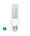 Aigostar LED B5 T3 3U 9W, E27 sokkel - 6400K, Sett med 5 stk