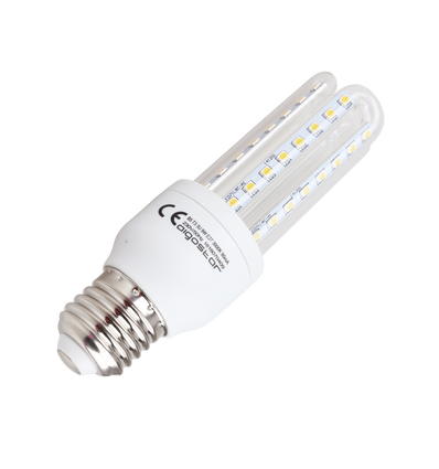 Aigostar LED B5 T3 3U 9W, E27 sokkel - 6400K, Sett med 5 stk
