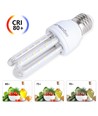 Aigostar LED B5 T3 3U 9W, E27 sokkel - 6400K, Sett med 5 stk