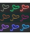 Neon LED stripe 6x12 USB med Ståltråd - Gjør-det-selv RGB, 1m 120LED/m, 4.9W, IP65 inkl. 3-nøkkel Kontroller