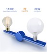 Outlet: Aigostar LED-lampe, XL G120 E27 - 20W erstatter 104W, 3000K varm hvitt lys
