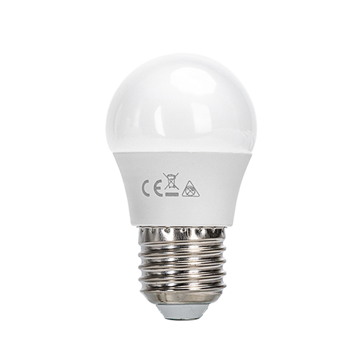 Outlet: LED A5 G45 E27 6W 3000K Stor Spredning - 5 stk