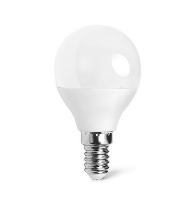 Aigostar LED-lampe A5 G45 4W, E14 sokkel - 4000K, 340lm, Erstatter 31W, Sett med 5 stk