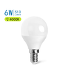 Outlet: Aigostar LED-lampe A5 G45 6W, E14 sokkel - 4000K, 500lm, erstatter 42W, sett med 5 stykker