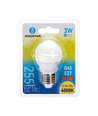 Aigostar LED-lampe, E27 sokkel - 3W erstatter 25W, 4000k klart hvitt lys