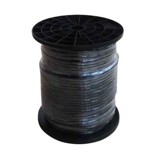 Svart H03VVH2-F LEDNING, 2x0,75mm² - 100m Rull