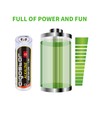 Alkalisk Batteri LR6 1,5V AA - 4-Pakning