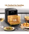 Multifunksjonell airfryer ovn 12L 1700W Owen