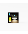 Outlet: 12W LED Taklampe 3000K - Hvit Kant - Påbygging