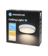Outlet: LED Taklampe 20W 3000K Hvit Kant - Påbygging