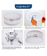 Outlet: LED Taklampe 24W 3000K - Hvit Påbygging