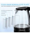 Adam Vannkoker 1,7L Glass/Plast Sort
