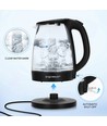 Adam Vannkoker 1,7L Glass/Plast Sort