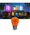 LED A5 G45 - E27 4W - Stor Spredning - Oransje Lys