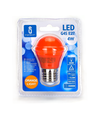 LED A5 G45 - E27 4W - Stor Spredning - Oransje Lys