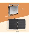 Rustfri Stål Paninimaskin - SAM 2000W Panini grill