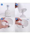 Keramisk Bordlampe - E14, 04 - Hvit
