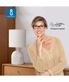 Keramisk Bordlampe - E14, 04 - Hvit